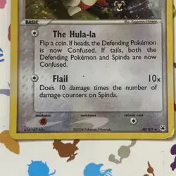 Pokemon TCG Spinda EX Hidden Legends 48/101 Reverse Holo Uncommon - LP - Image 2