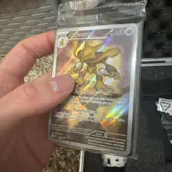Pokemon MEP 009 - Black Star Promo Alakazam Full Art - Sealed - Image 2