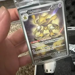 Pokemon MEP 009 - Black Star Promo Alakazam Full Art - Sealed - Image 3