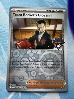 Pokemon Team Rockets Giovanni 174/182 Regional Championship Promo Master Set NM - Image 1