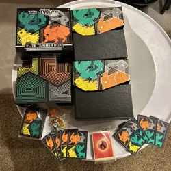 2 Pokemon Evolving Skies EMPTY Elite Trainer Box (ETB) No Packs, Has Extras. - Image 1