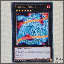 Evolzar Solda - WISU-EN015 - Rare 1st Edition Yugioh - Image 1