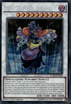 Loki, Lord of the Aesir 1st Ed Secret Rare LC5D-EN190 Yu-Gi-Oh! - Image 1