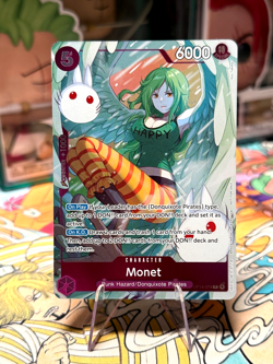 Monet (Dash Pack) OP14-074 R Foil One Piece The Azure Sea's Seven NM - Image 1