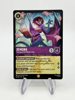 Disney Lorcana Whispers in the Well: Demona Scourge of the Wyvern Clan 55/204 NM - Image 1