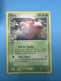 2004 Paras 72/112 FireRed & LeafGreen Pokemon TCG Card LP (Yuka Morii) - Image 1