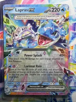 Lapras ex - 032/142 - Tera Double Rare - Stellar Crown - Pokemon Card - Image 1