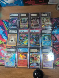 Lot Of 12 Graded Pokemon Cards PSA & CGC English & Japanese - Image 1