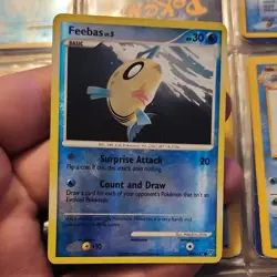 Pokemon Feebas Basic Fish 30 HP Platinum Regular 104/147 20 Water TCG Card Stock - Image 1