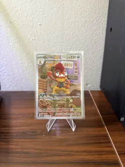 Pokemon TCG Scrafty Card 139/086 White Flare Illustration Rare English - Image 1