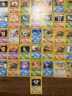 Pokemon TCG Base Set Rare Card Lot Of 46 - Image 5