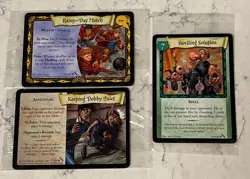 Set of 3 New Sealed Harry Potter TCG Promo Cards Swelling Rainy-Day Dobby Rare - Image 1