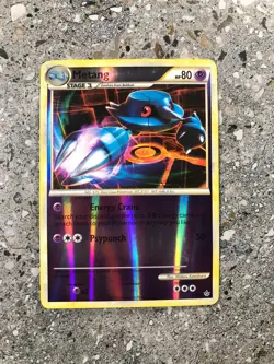 Pokemon TCG Cards Metang 33/95 HGSS Unleashed Reverse Holo - Image 1