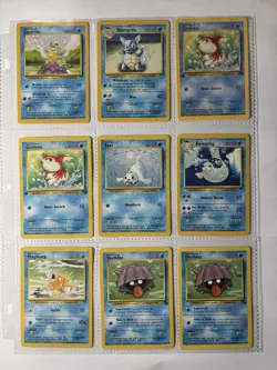 Pokemon Vintage Water Card Lot of 41 cards Starmie Omanyte Psyduck Kingler Base - Image 1