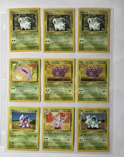 Pokemon Vintage Grass Poison Lot 36 cards Bulbasaur Ivysaur Beedrill Arbok Base - Image 3