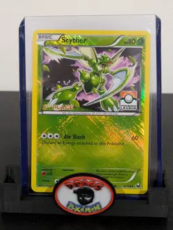Pokemon Card 2012 SCYTHER 4/108 League Challenge 1st Place Promo Dark Explorers - Image 1