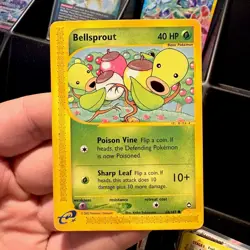 Pokemon Bellsprout 068/147 Aquapolis Regular Common Basic 40 HP Card - Image 1