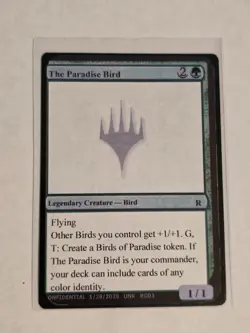 The Paradise Bird - Playtest Card from MagicCon Chicago 2025 Unknown Event - Image 1