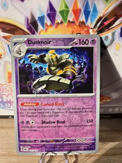 037/131 Dusknoir : (Reverse Holo) Card : Pokemon TCG Prismatic Evolutions - Image 1