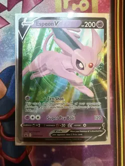 Espeon V - SWSH201 - Pokemon Sword & Shield Promo Ultra Rare Holo Card NM - Image 1
