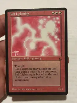 Ball Lightning The Dark NM+ Condition Reserved List MTG - Image 1