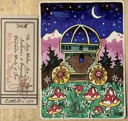 MTG ARTIST PROOF Japanese Mishras War Machine AP Sketch Art WEBER Magic - Image 1