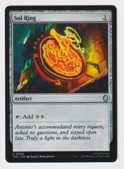 Sol Ring TMNT TMC 0059 U Uncommon Regular NM MTG Magic - Image 1