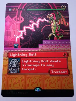 Lightning Bolt (1822) (Rainbow Foil) Secret Lair Drop Foil - Image 1