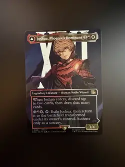 MTG Final Fantasy English Joshua, Phoenix's Dominant Borderless 0542 Surge Foil - Image 1