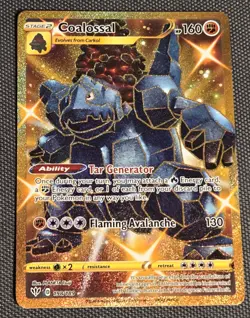 Coalossal, Darkness Ablaze, 198/189 - Pokemon Card - NM - Image 1