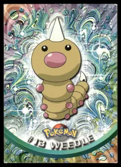 Pokemon Cards Weedle #13 Topps Trading Cards Series 1 MP *1 - Image 1