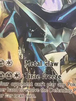 Dialga XY77 Holo Full Art Black Star Promo Pokemon Card - Image 4