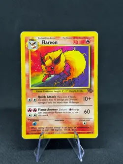 Pokemon TCG - Flareon - 19/64 - Jungle - HP Unlimited Rare (1999) - Image 1