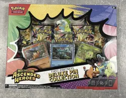 Pokemon Ascended Heroes Deluxe Pin Collection New And Sealed - Image 1