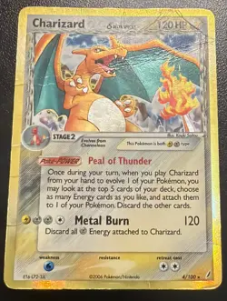 Pokemon 2006 Charizard Delta Reverse Holo 4/100 Delta Species - MP - Image 1