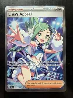 Pokemon Lisia's Appeal 234/191 Sv08: Surging Sparks Holo (NM) - Image 1