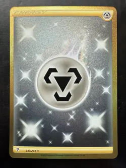 Pokemon Metal Energy 237/203 Evolving Skies Secret Rare Gold Steel Holo (NM) - Image 1