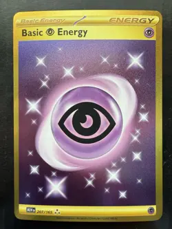 Pokemon Basic Psychic Energy Scarlet & Violet 151 207/165 Holo Hyper Rare (NM) - Image 1