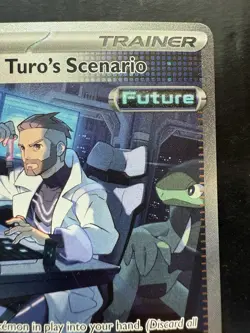 Pokemon Professor Turo's Scenario Special Illustration Paradox Rift 257/182 (NM) - Image 3