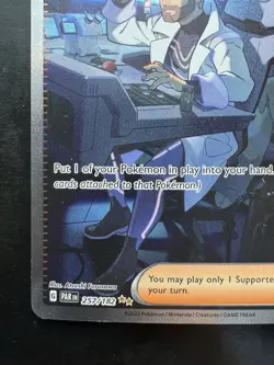 Pokemon Professor Turo's Scenario Special Illustration Paradox Rift 257/182 (NM) - Image 4