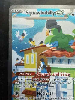 Pokemon Squawkabilly ex 264/193 Sv02: Paldea Evolved Special Illustration (NM) - Image 2