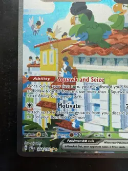 Pokemon Squawkabilly ex 264/193 Sv02: Paldea Evolved Special Illustration (NM) - Image 4