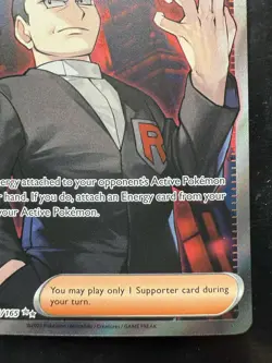 Pokemon Giovanni's Charisma Ultra Rare Scarlet & Violet 151 197/165 (NM) - Image 5