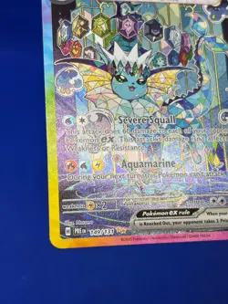 Pokemon SV Prismatic Evolutions Vaporeon ex 149/131 Special Illustration Rare NM - Image 5