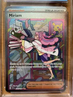 Pokemon Miriam Alt Art Scarlet & Violet Base Set 251/198 CGC 9 Mint - Image 2