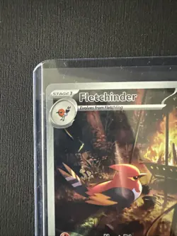 Fletchinder Pokemon Paldea Evolved 199/193 Illustration Rare Full Art SV NM - Image 5