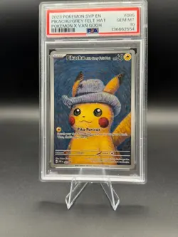 Pokemon TCG - Pikachu with Grey Felt Hat - PSA 10 - Image 1