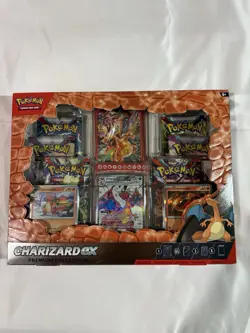 Pokemon TCG: Charizard ex Premium Collection Box - 6 Packs 820650873232 - Image 1