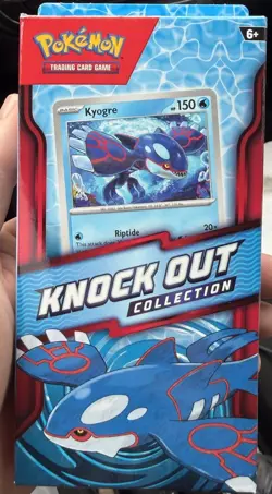 (Pair) Pokemon Suicune & Kyogre Knock Out Collection (Both) Sealed With Promo - Image 1