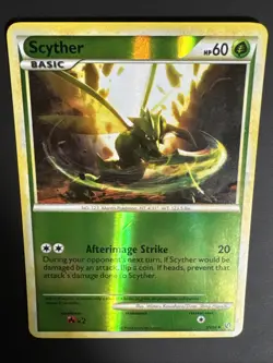 Pokemon TCG Scyther 36/90 Undaunted Reverse Holo Rare LP - Image 3